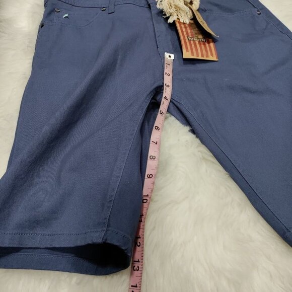 NWT Tailor Vintage Canaan Slim Fit Comfort Stretch Preppy Bermuda Short Navy 30 - Picture 9 of 9